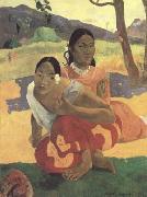 Paul Gauguin When will you Marry (Nafea faa ipoipo) (mk09) oil on canvas